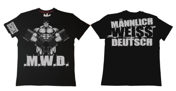 Premium Shirt - GSD - männlich/weiss/deutsch - schwarz Premium Shirt - GSD - männlich/weiss/deutsch - schwarz