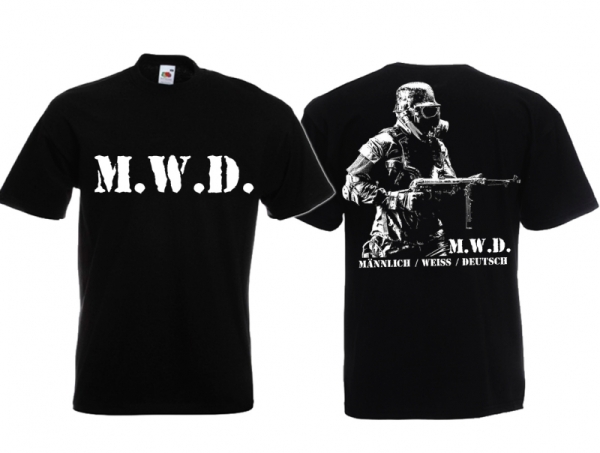 T-Hemd - männlich/weiss/deutsch - Soldat - Motiv 2 T-Hemd - männlich/weiss/deutsch - Soldat - Motiv 2
