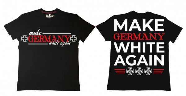 Premium Shirt - Make Germany White Again - schwarz Premium Shirt - Make Germany White Again - schwarz