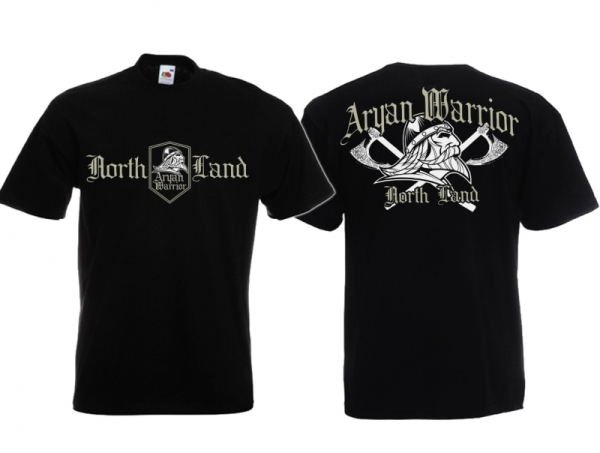 T-Hemd - Aryan Warrior - North Land - Axmen - schwarz T-Hemd - Aryan Warrior - North Land - Axmen - schwarz