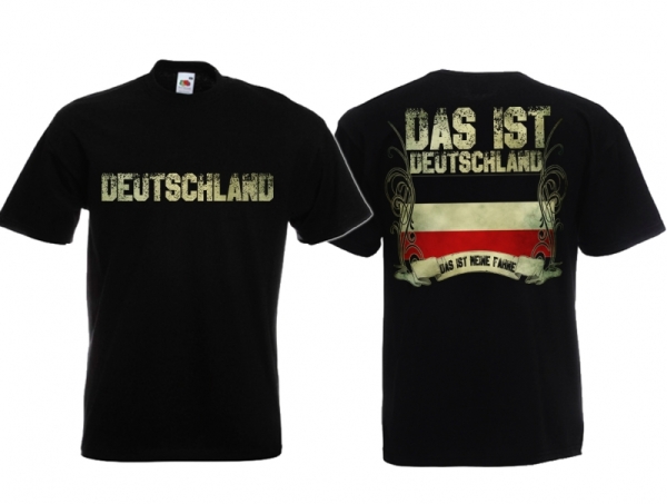 Frauen T-Shirt - Meine Fahne - schwarz-weiß-rot Frauen T-Shirt - Meine Fahne - schwarz-weiß-rot