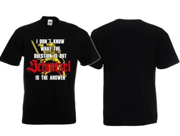 Frauen T-Shirt - Schnitzel is the answer - Motiv 2 Frauen T-Shirt - Schnitzel is the answer - Motiv 2
