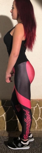 Premium Frauen - Leggings - Krawallgirl - pink Premium Frauen - Leggings - Krawallgirl - pink