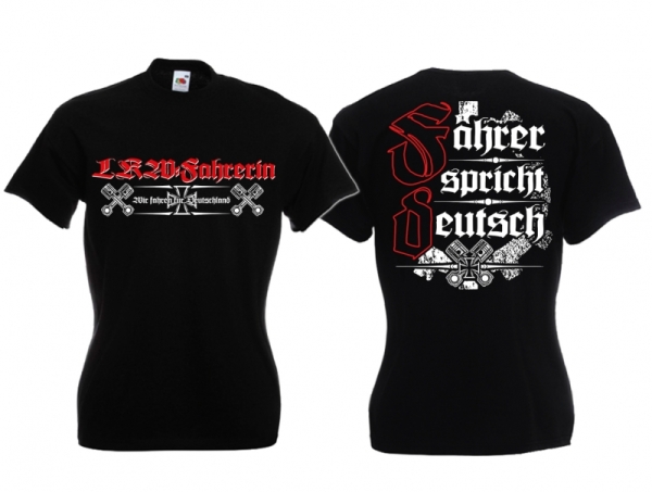 Frauen T-Shirt - LKW - Fahrerin Frauen T-Shirt - LKW - Fahrerin