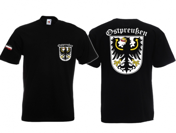 Frauen T-Shirt - Ostpreußen- schwarz Frauen T-Shirt - Ostpreußen- schwarz