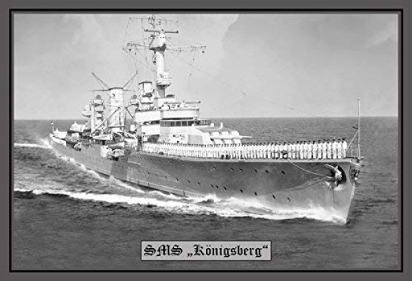 Blechschild - SMS Königsberg - 117 (117) Blechschild - SMS Königsberg - 117 (117)