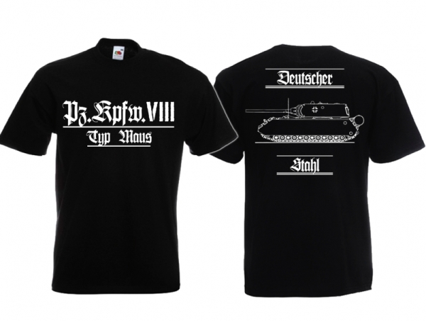 T-Hemd - Fahrzeuge der Wehrmacht - Pz.Kpfw.VIII - Typ Maus T-Hemd - Fahrzeuge der Wehrmacht - Pz.Kpfw.VIII - Typ Maus