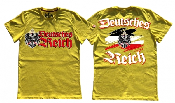 Premium Shirt - Deutsches Reich - gelb Premium Shirt - Deutsches Reich - gelb