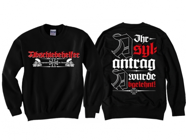 Pullover - Abschiebehelfer - Asylantrag abgelehnt Pullover - Abschiebehelfer - Asylantrag abgelehnt