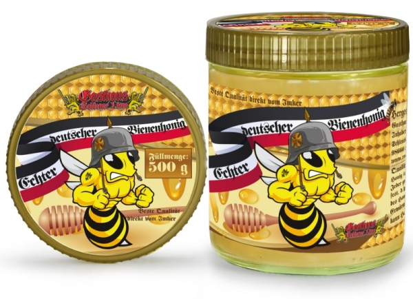 Honig - Echter Deutscher Bienenhonig aus Südthüringen - 1 Glas - 500g Honig - Echter Deutscher Bienenhonig aus Südthüringen - 1 Glas - 500g