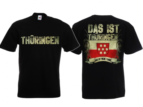 Frauen T-Shirt - Meine Fahne - Thüringen Frauen T-Shirt - Meine Fahne - Thüringen