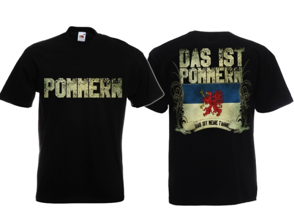 Frauen T-Shirt - Meine Fahne - Pommern Frauen T-Shirt - Meine Fahne - Pommern