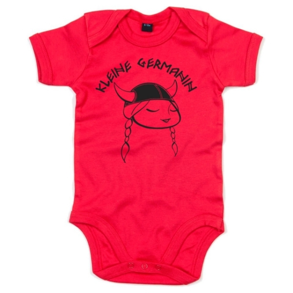 Baby-Bodie - Kleine Germanin - rot Baby-Bodie - Kleine Germanin - rot