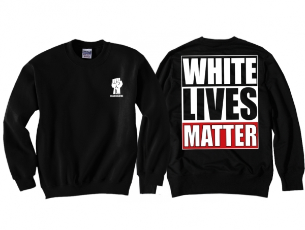 Pullover - White Lives Matter - I can breath - schwarz Pullover - White Lives Matter - I can breath - schwarz