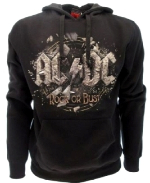 Kapuzenpullover - AC/DC ROCK OR BUST - Offizielles Band Merchandise +++EINZELSTÜCK+++ Kapuzenpullover - AC/DC ROCK OR BUST - Offizielles Band Merchandise +++EINZELSTÜCK+++