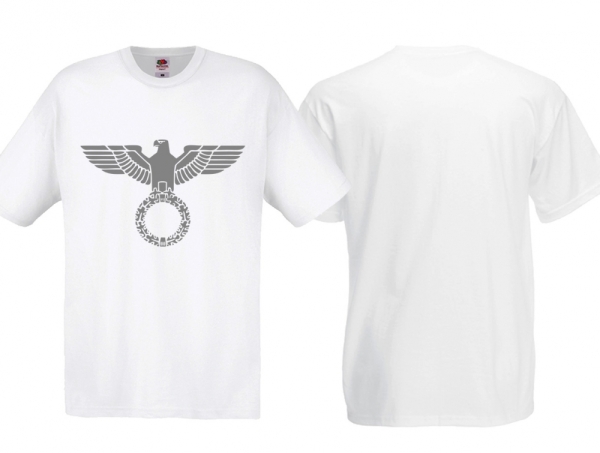 Frauen T-Shirt - Adler mit Kreis - Grau Frauen T-Shirt - Adler mit Kreis - Grau