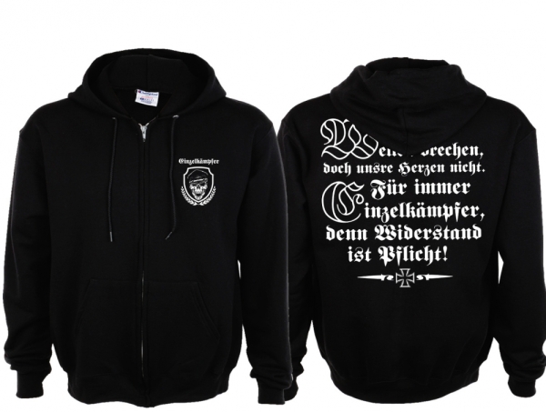 Kapuzenjacke - Einzelkämpfer Kapuzenjacke - Einzelkämpfer