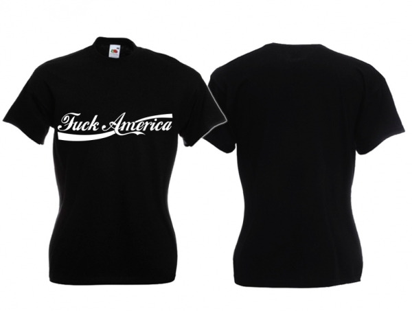 Frauen T-Shirt - Fuck America Frauen T-Shirt - Fuck America