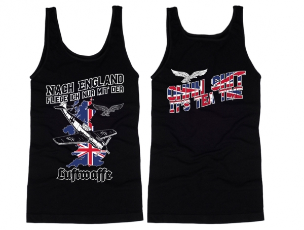 Muskelshirt/Tank Top - Nach England fliege ich nur mit der Luftwaffe Muskelshirt/Tank Top - Nach England fliege ich nur mit der Luftwaffe