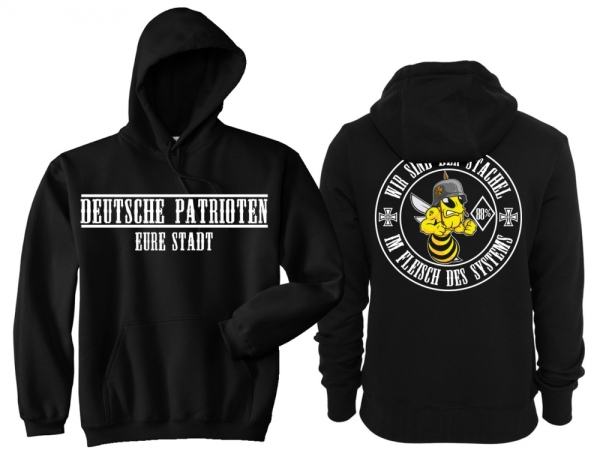 Kapuzenpullover - Deutsche Patrioten - Wunschdruck - Deine Stadt Kapuzenpullover - Deutsche Patrioten - Wunschdruck - Deine Stadt
