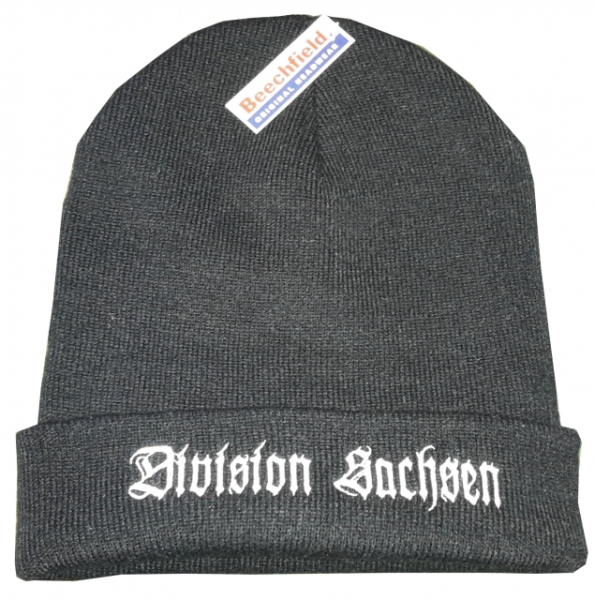 Mütze - Division Sachsen - schwarz Mütze - Division Sachsen - schwarz