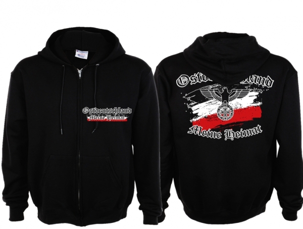 Frauen Kapuzenjacke - Meine Heimat - Ostdeutschland Frauen Kapuzenjacke - Meine Heimat - Ostdeutschland