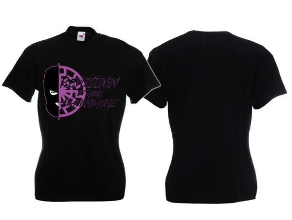 Frauen T-Shirt - Revolution ist auch Frauensache - schwarz Frauen T-Shirt - Revolution ist auch Frauensache - schwarz
