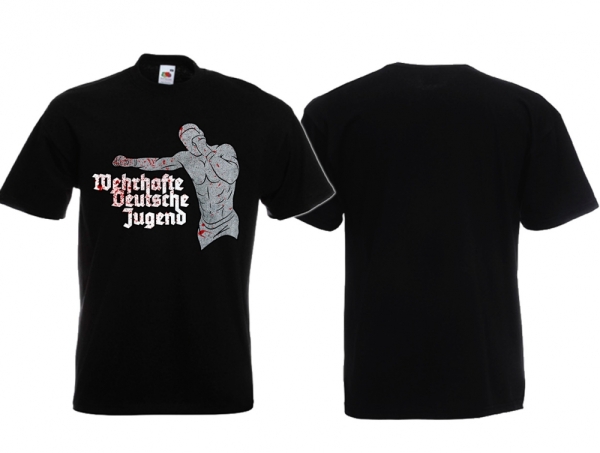 Frauen T-Shirt - Wehrhafte Deutsche Jugend - schwarz Frauen T-Shirt - Wehrhafte Deutsche Jugend - schwarz