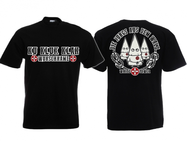 Frauen T-Shirt - KKK - Die Jungs aus dem Wald - Wunschdruck - Motiv 1 Frauen T-Shirt - KKK - Die Jungs aus dem Wald - Wunschdruck - Motiv 1