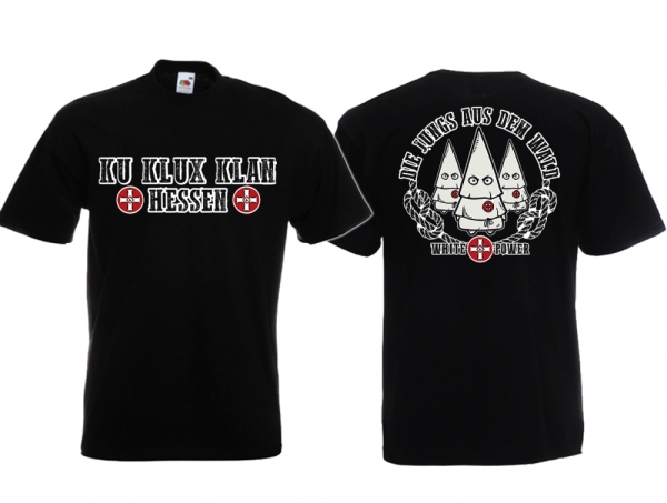 Frauen T-Shirt - KKK - Die Jungs aus dem Wald - Hessen - Motiv 1 Frauen T-Shirt - KKK - Die Jungs aus dem Wald - Hessen - Motiv 1