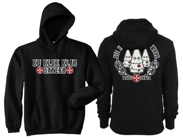 Kapuzenpullover - KKK - Die Jungs aus dem Wald - Bayern - Motiv 1 Kapuzenpullover - KKK - Die Jungs aus dem Wald - Bayern - Motiv 1