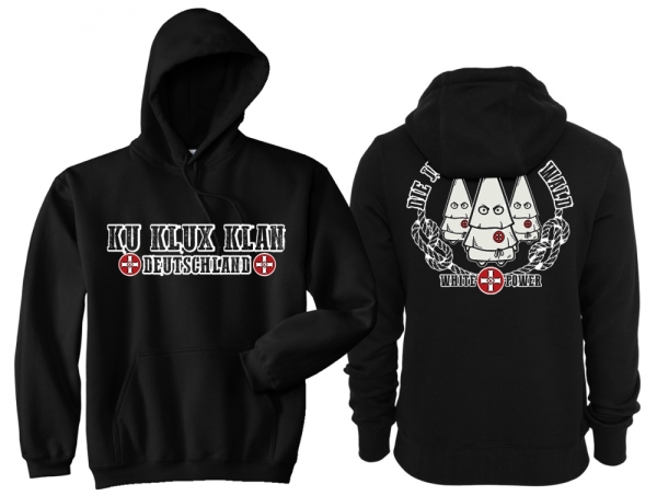 Kapuzenpullover - KKK - Die Jungs aus dem Wald - Deutschland - Motiv 1 Kapuzenpullover - KKK - Die Jungs aus dem Wald - Deutschland - Motiv 1