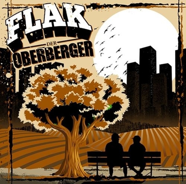 FLAK / Der Oberberger - Kampfgefährten Doppel LP - schwarz FLAK / Der Oberberger - Kampfgefährten Doppel LP - schwarz