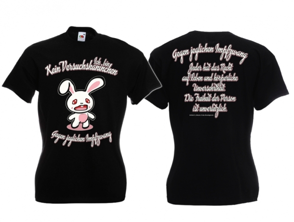 Frauen T-Shirt - Ich bin kein Versuchskaninchen Frauen T-Shirt - Ich bin kein Versuchskaninchen