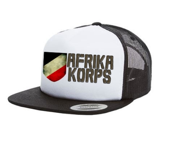 Cap Afrika Korps - 3-Tone - schwarz - Trucker Cap Cap Afrika Korps - 3-Tone - schwarz - Trucker Cap