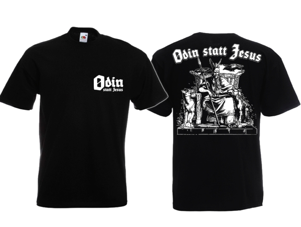 T-Hemd - Odin statt Jesus - Motiv 1 T-Hemd - Odin statt Jesus - Motiv 1