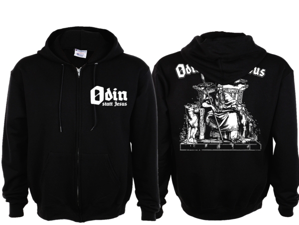 Frauen Kapuzenjacke - Odin statt Jesus Frauen Kapuzenjacke - Odin statt Jesus
