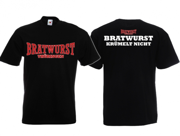 Frauen T-Shirt - Bratwurst - Thüringen - Bratwurst krümelt nicht Frauen T-Shirt - Bratwurst - Thüringen - Bratwurst krümelt nicht