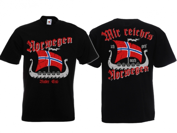 Frauen T-Shirt - Mir reichts ich geh nach Norwegen - schwarz Frauen T-Shirt - Mir reichts ich geh nach Norwegen - schwarz