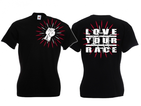 Frauen T-Shirt - Love your Race Frauen T-Shirt - Love your Race