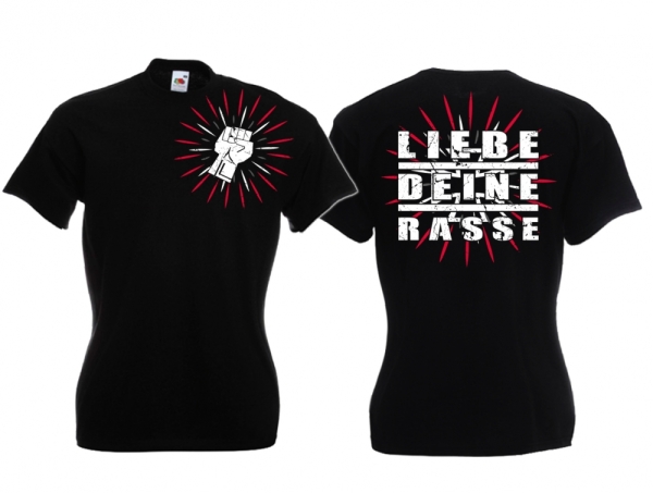 Frauen T-Shirt - Liebe deine Rasse Frauen T-Shirt - Liebe deine Rasse
