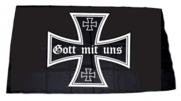 Fahne - Eisernes Kreuz - Gott mit uns (20) Fahne - Eisernes Kreuz - Gott mit uns (20)