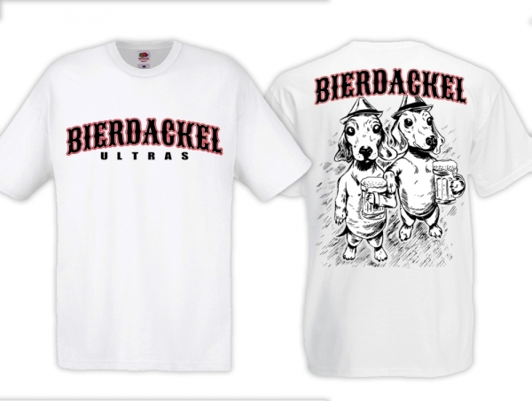 T-Hemd - Bierdackel - weiss - Männertag T-Hemd - Bierdackel - weiss - Männertag