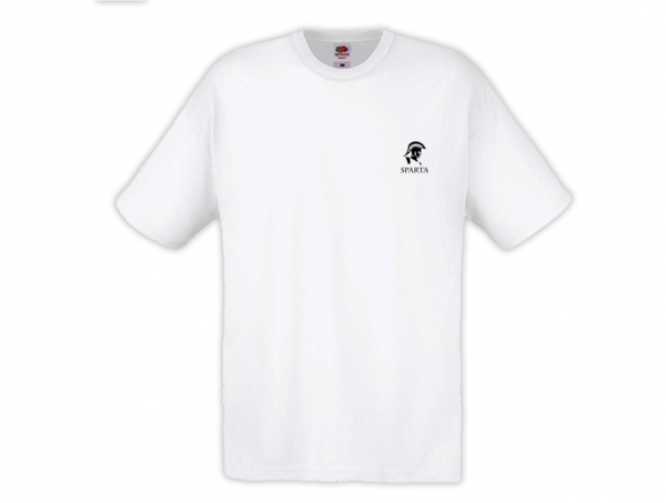 T-Hemd - Sparta - Brustlogo klein - weiss T-Hemd - Sparta - Brustlogo klein - weiss