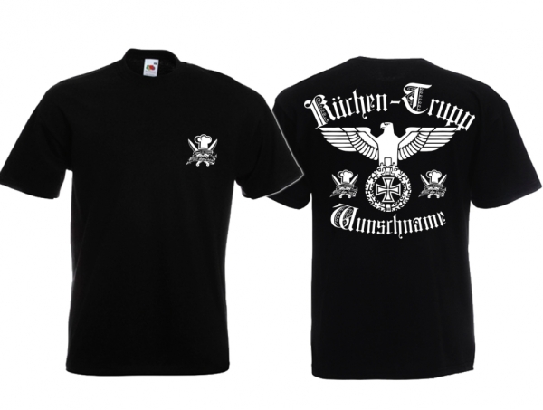 Frauen T-Shirt - 88 Fleischgerichte - Küchen-Trupp - Mit Wunschdruck Frauen T-Shirt - 88 Fleischgerichte - Küchen-Trupp - Mit Wunschdruck