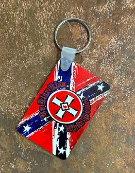 Schlüsselanhänger - KM - KKK - White Power Südstaaten Schlüsselanhänger - KM - KKK - White Power Südstaaten