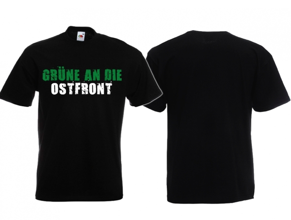 Frauen T-Shirt - Grüne an die Ostfront - schwarz Frauen T-Shirt - Grüne an die Ostfront - schwarz