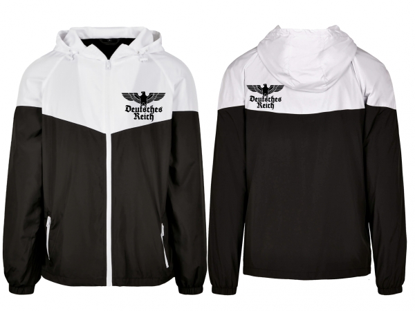 Windbreaker - schwarz/weiß - Deutsches Herz Windbreaker - schwarz/weiß - Deutsches Herz