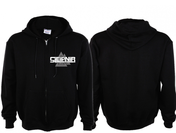 Kapuzenjacke - Sleipnir - Wotansknoten - schwarz Kapuzenjacke - Sleipnir - Wotansknoten - schwarz