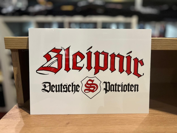 Blechschild KM - Sleipnir - Deutsche Patrioten Blechschild KM - Sleipnir - Deutsche Patrioten
